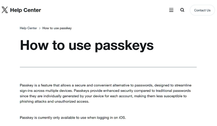 友谊苹果维修店铺分享iOS用户如何通过通行密钥(Passkey)登录 