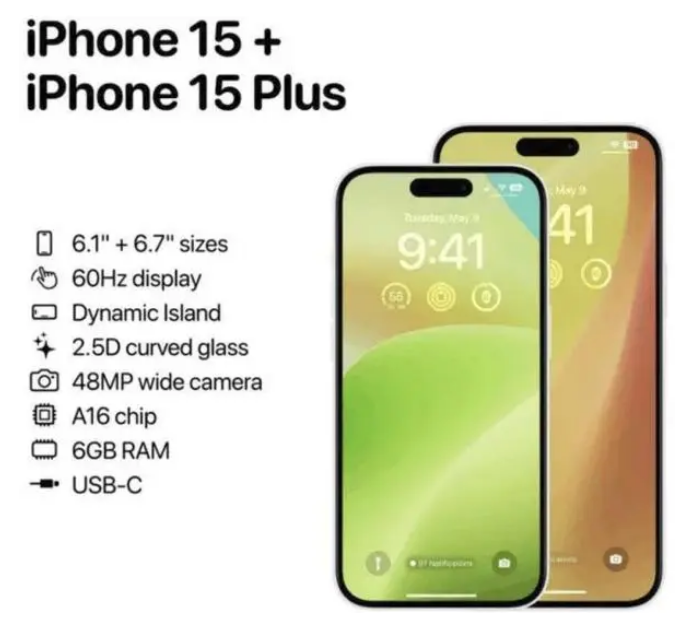 友谊苹果15维修服务分享iPhone15有哪些机型 