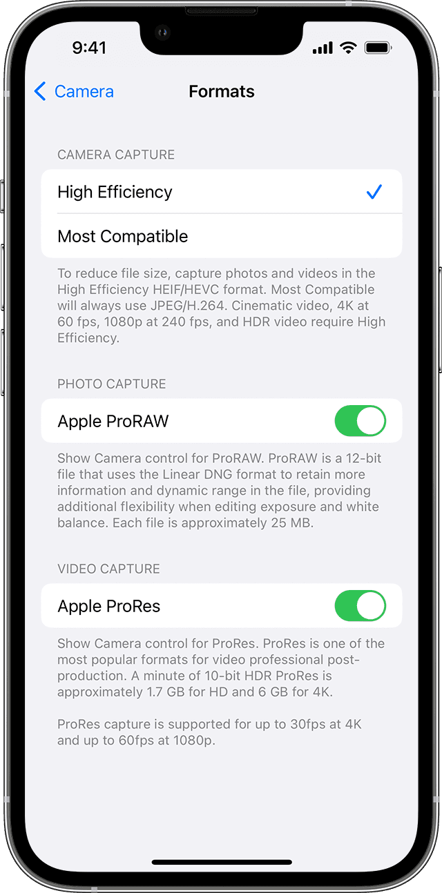 友谊苹果13维修分享如何在 iPhone 13 Pro 机型中拍摄和管理 ProRes 视频 